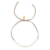 TAI JEWELRY | Handmade Pearl Beaded Pull-Tie Bracelet | Bracelet |