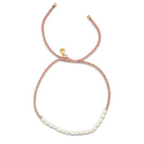 TAI JEWELRY | Handmade Pearl Beaded Pull-Tie Bracelet | Bracelet |