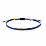 TAI JEWELRY | Silk Cord Bracelet with Gold Beaded Detail | Bracelet |