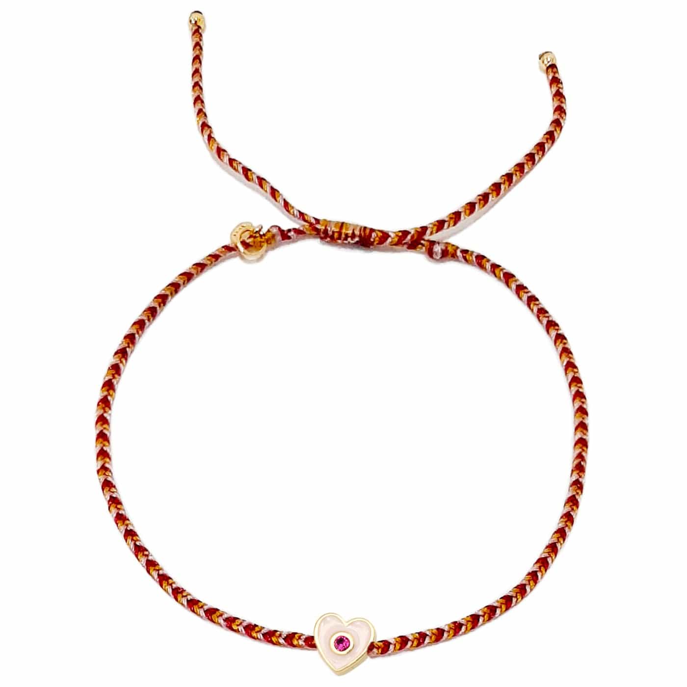 TAI JEWELRY | Enamel Charm Woven Bracelet | Bracelet |