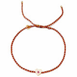 TAI JEWELRY | Enamel Charm Woven Bracelet | Bracelet |