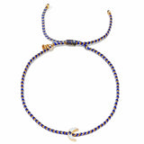 TAI JEWELRY | Enamel Charm Woven Bracelet | Bracelet |