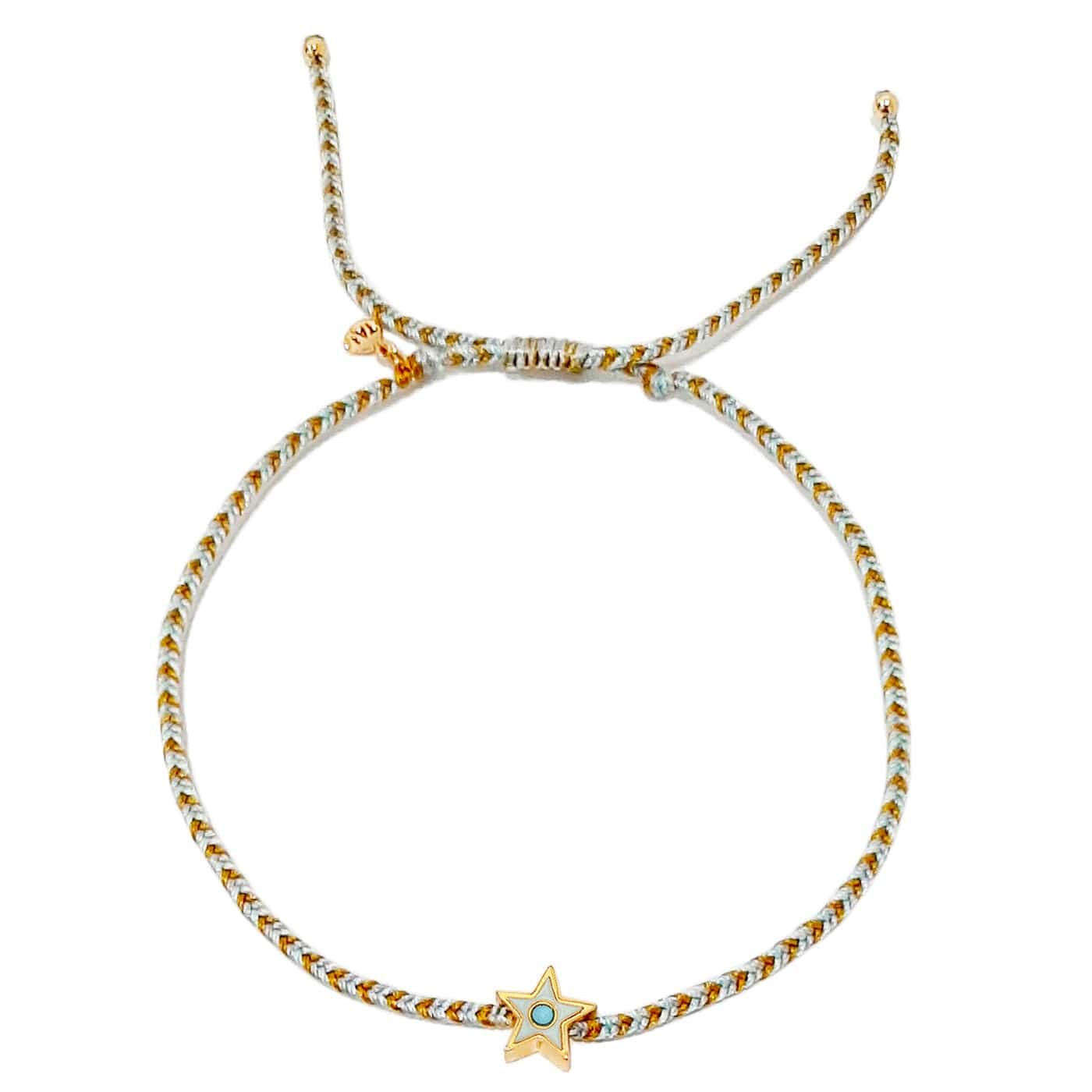 TAI JEWELRY | Enamel Charm Woven Bracelet | Bracelet |