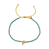 TAI JEWELRY Bracelet Handwoven Bracelet With Lightning Charm
