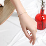 TAI JEWELRY | Heart Enamel Chain Bracelet | Bracelet |