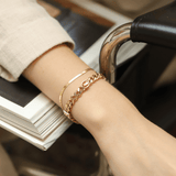 TAI JEWELRY | Herringbone Chain Bracelet | Bracelet |