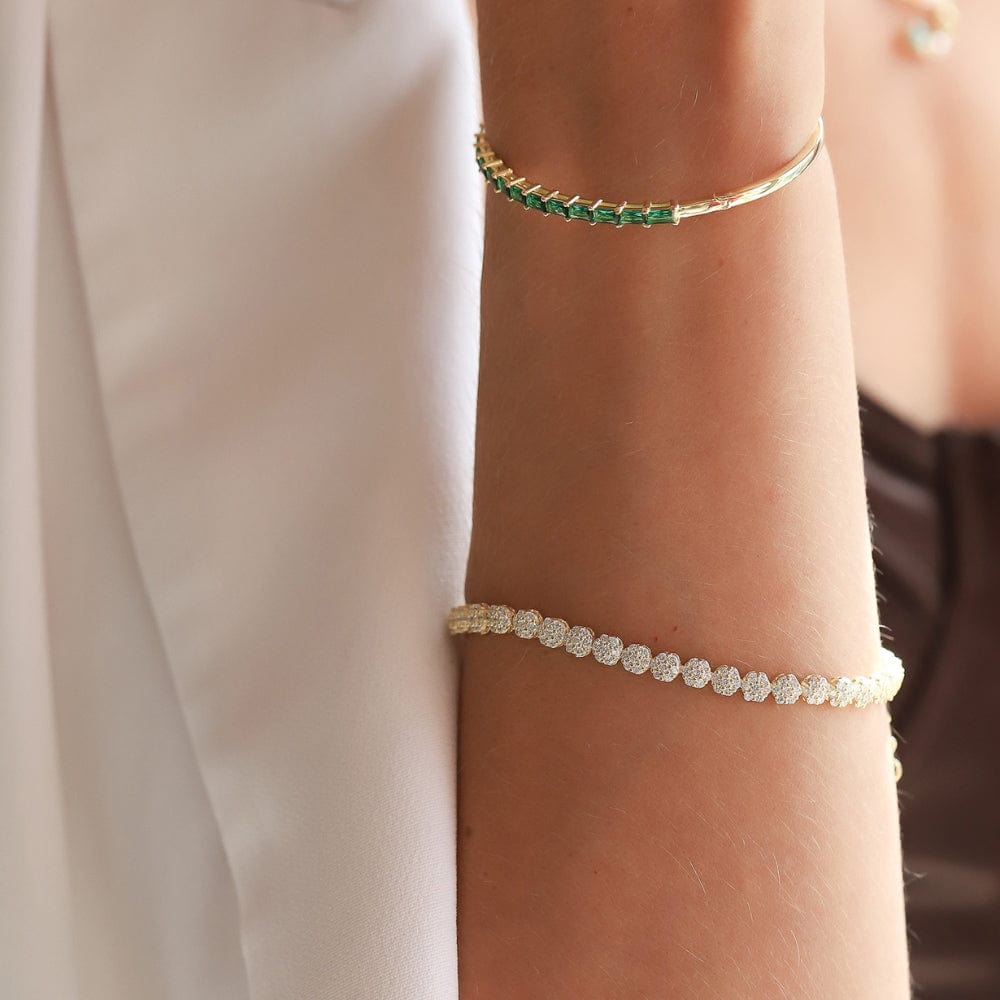 TAI JEWELRY | Honeycomb CZ Bracelet | Bracelet |