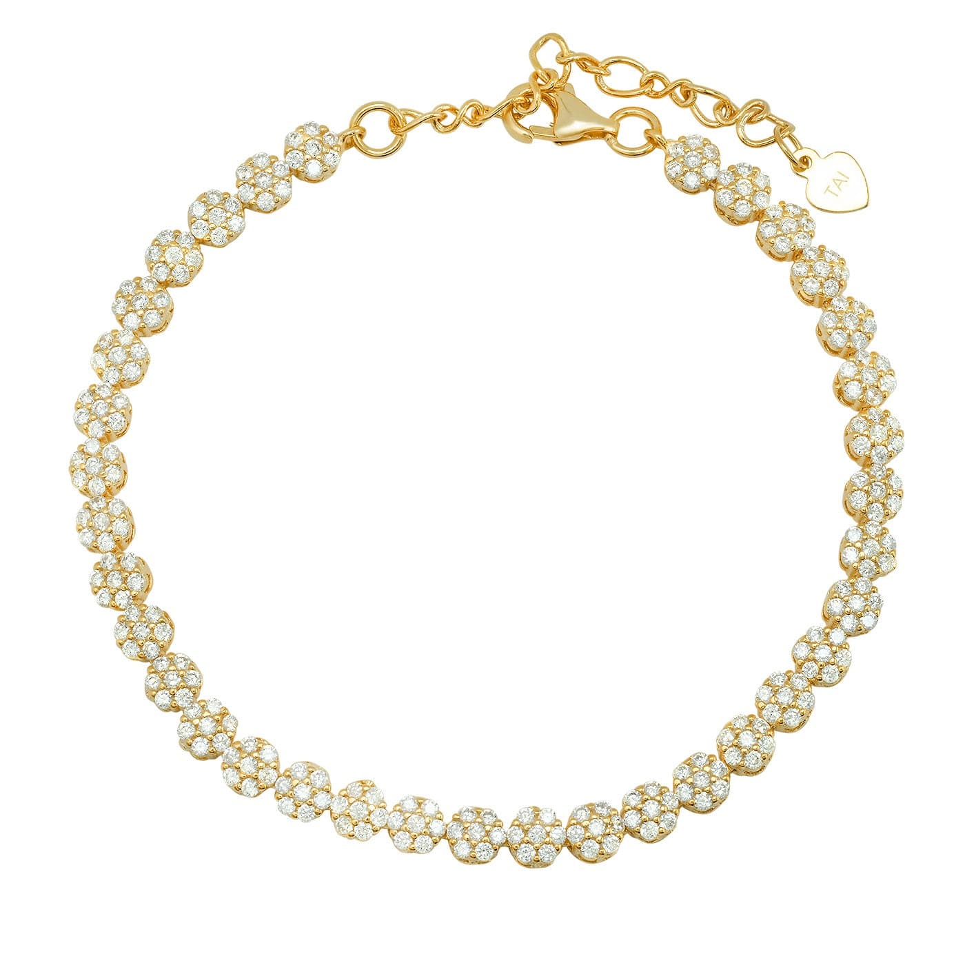 TAI JEWELRY | Honeycomb CZ Bracelet | Bracelet |