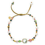 TAI JEWELRY | Kittisak Multi Colored Stone Evil Eye Bracelet | Bracelet |