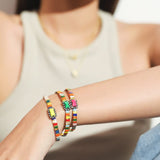 TAI JEWELRY | Matte Jewel Tila Bracelet | Bracelet |