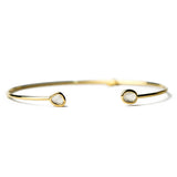 TAI JEWELRY | Mini Glass Bezel Cuff Bracelet | Bracelet |