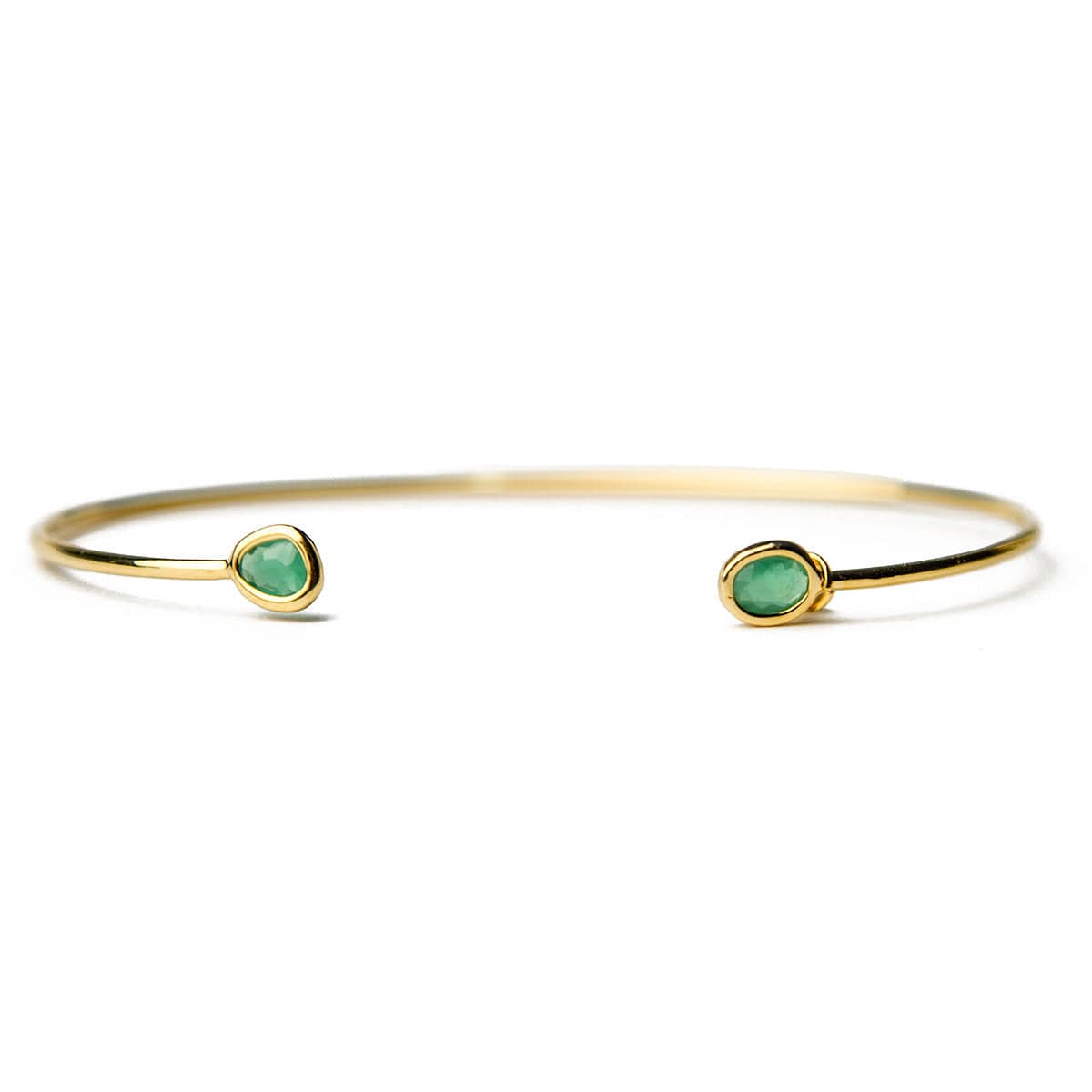 TAI JEWELRY | Mini Glass Bezel Cuff Bracelet | Bracelet |