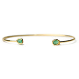 TAI JEWELRY | Mini Glass Bezel Cuff Bracelet | Bracelet |