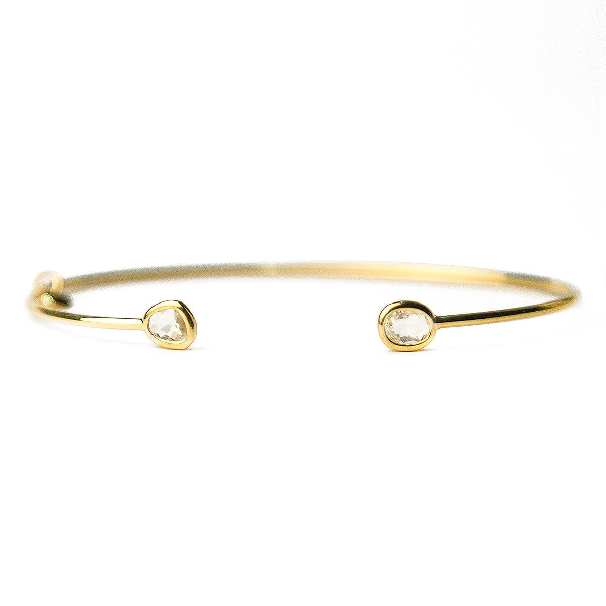 TAI JEWELRY | Mini Glass Bezel Cuff Bracelet | Bracelet |