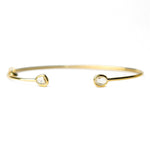 TAI JEWELRY | Mini Glass Bezel Cuff Bracelet | Bracelet |