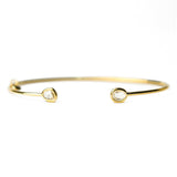 TAI JEWELRY | Mini Glass Bezel Cuff Bracelet | Bracelet |