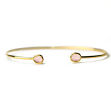 TAI JEWELRY | Mini Glass Bezel Cuff Bracelet | Bracelet |