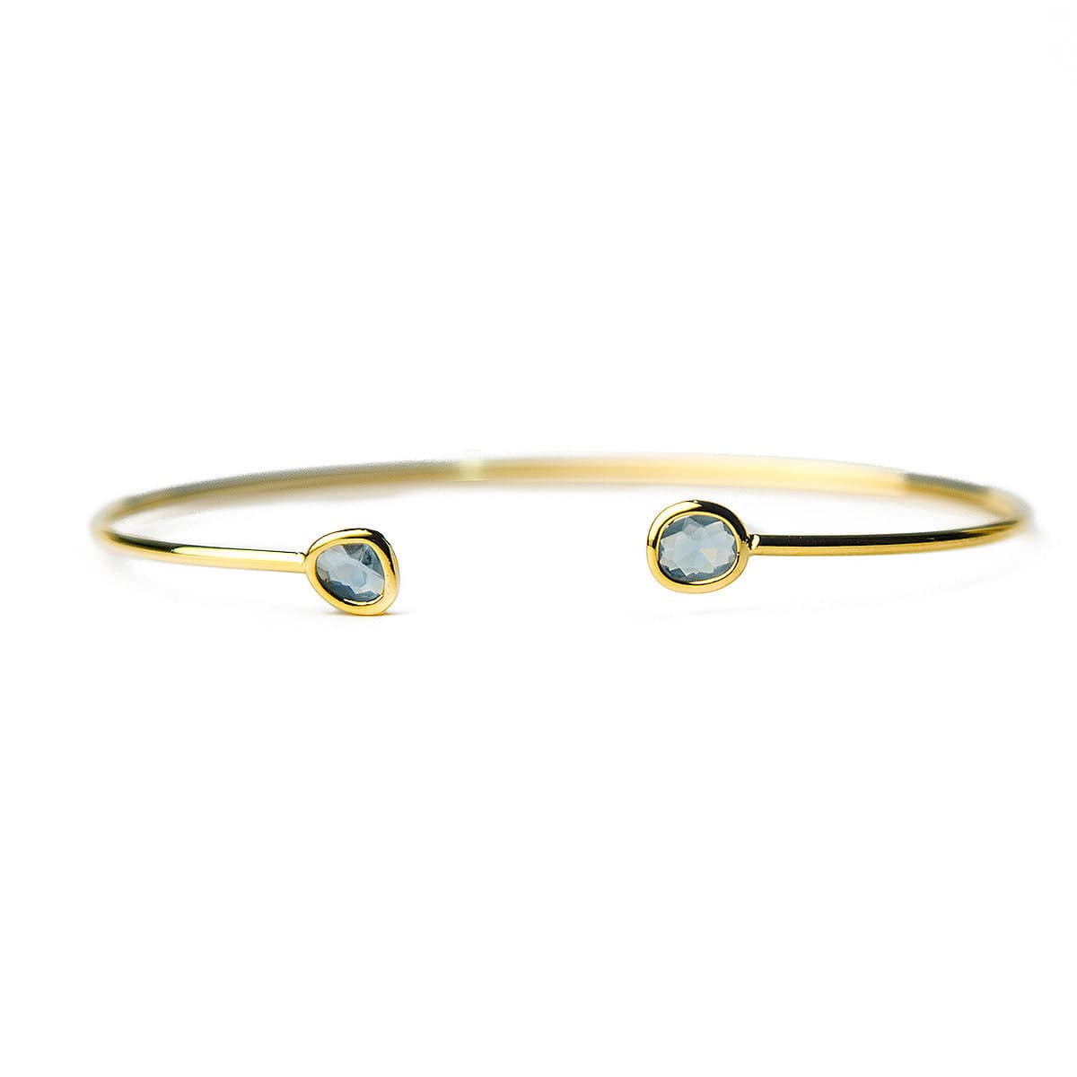 TAI JEWELRY | Mini Glass Bezel Cuff Bracelet | Bracelet |