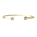 TAI JEWELRY | Mini Glass Bezel Cuff Bracelet | Bracelet |