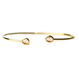 TAI JEWELRY | Mini Glass Bezel Cuff Bracelet | Bracelet |