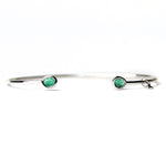 TAI JEWELRY | Mini Glass Bezel Cuff Bracelet | Bracelet |