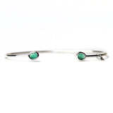 TAI JEWELRY | Mini Glass Bezel Cuff Bracelet | Bracelet |