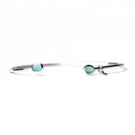 TAI JEWELRY | Mini Glass Bezel Cuff Bracelet | Bracelet |