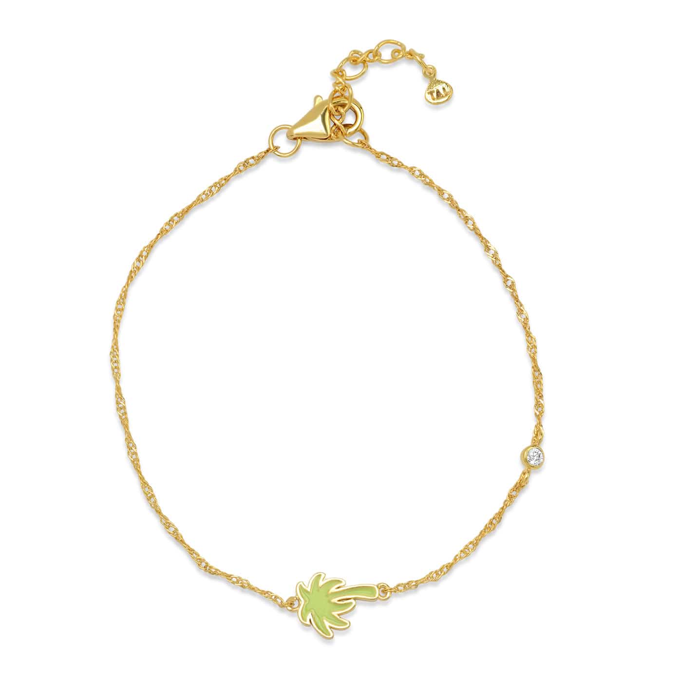 TAI JEWELRY | Palm Charm Chain Bracelet | Bracelet |