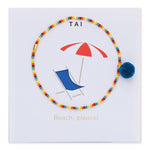 TAI JEWELRY Bracelet Beach Day Pom Bead Elastic Bracelet