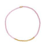 TAI JEWELRY Bracelet PINK Praew Bracelet Beaded With Gold Accents