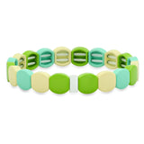 TAI JEWELRY | Round Green Alloy Beaded Bracelet | Bracelet |