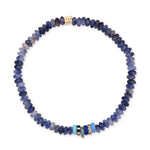 TAI JEWELRY Bracelet Semi-Precious Stretch Bracelet with Colored and CZ Rondelles