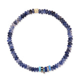 TAI JEWELRY Bracelet Semi-Precious Stretch Bracelet with Colored and CZ Rondelles