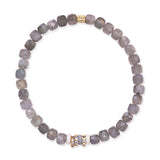 TAI JEWELRY Bracelet Semi-Precious Stretch Bracelet with Colored Rondelles