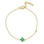TAI JEWELRY | Shamrock Charm Bracelet | Bracelet |