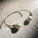 TAI JEWELRY | Small Pearl & CZ Cuff Bracelet | Bracelet |