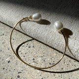 TAI JEWELRY | Small Pearl & CZ Cuff Bracelet | Bracelet |