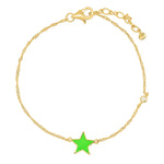 TAI JEWELRY Bracelet Star Star Enamel Charm Bracelet