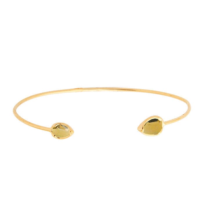 TAI JEWELRY | Tear Drop Stone Open Cuff Bracelet | Bracelet |