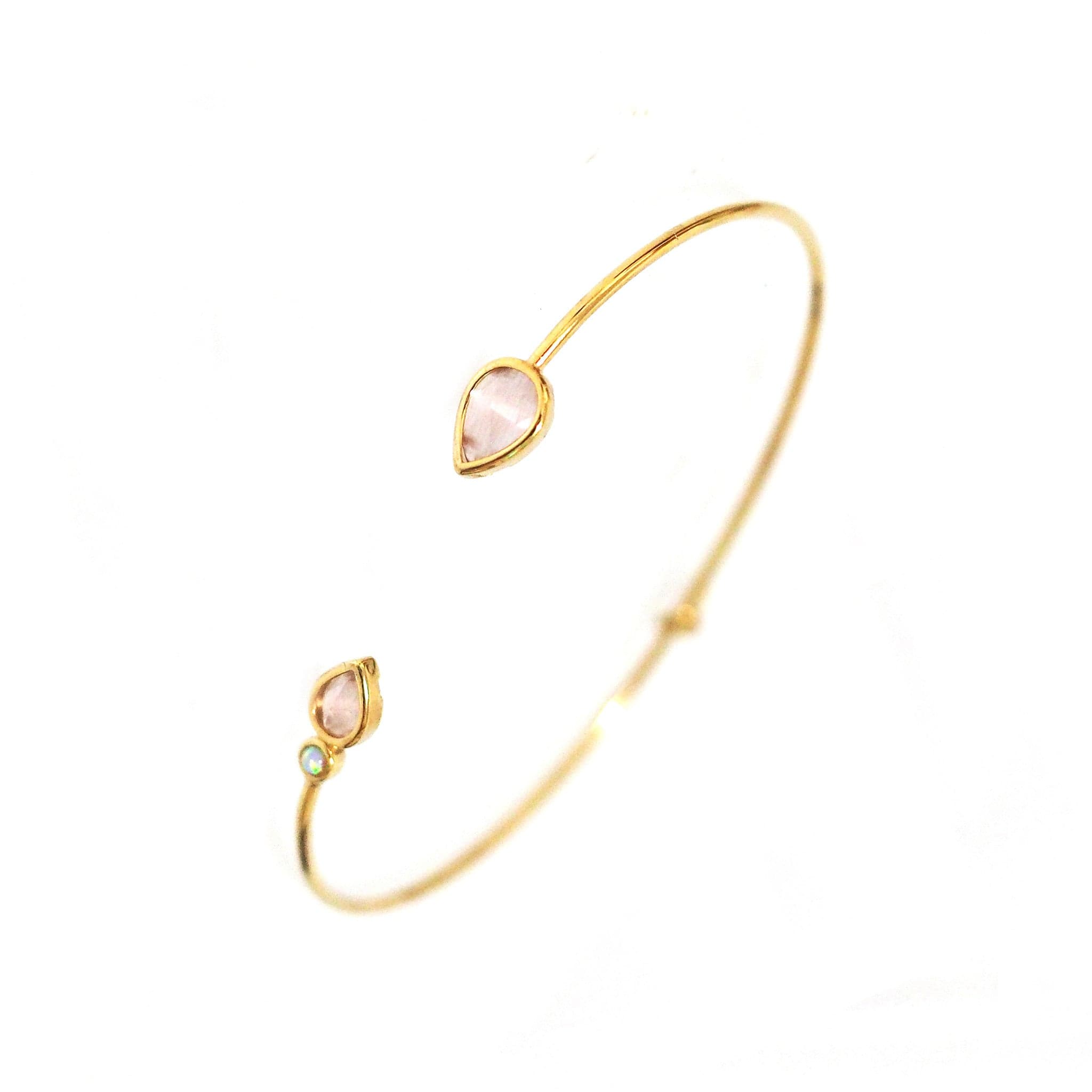 TAI JEWELRY Bracelet Teardrop Open Cuff Bracelet