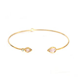 TAI JEWELRY Bracelet Teardrop Open Cuff Bracelet