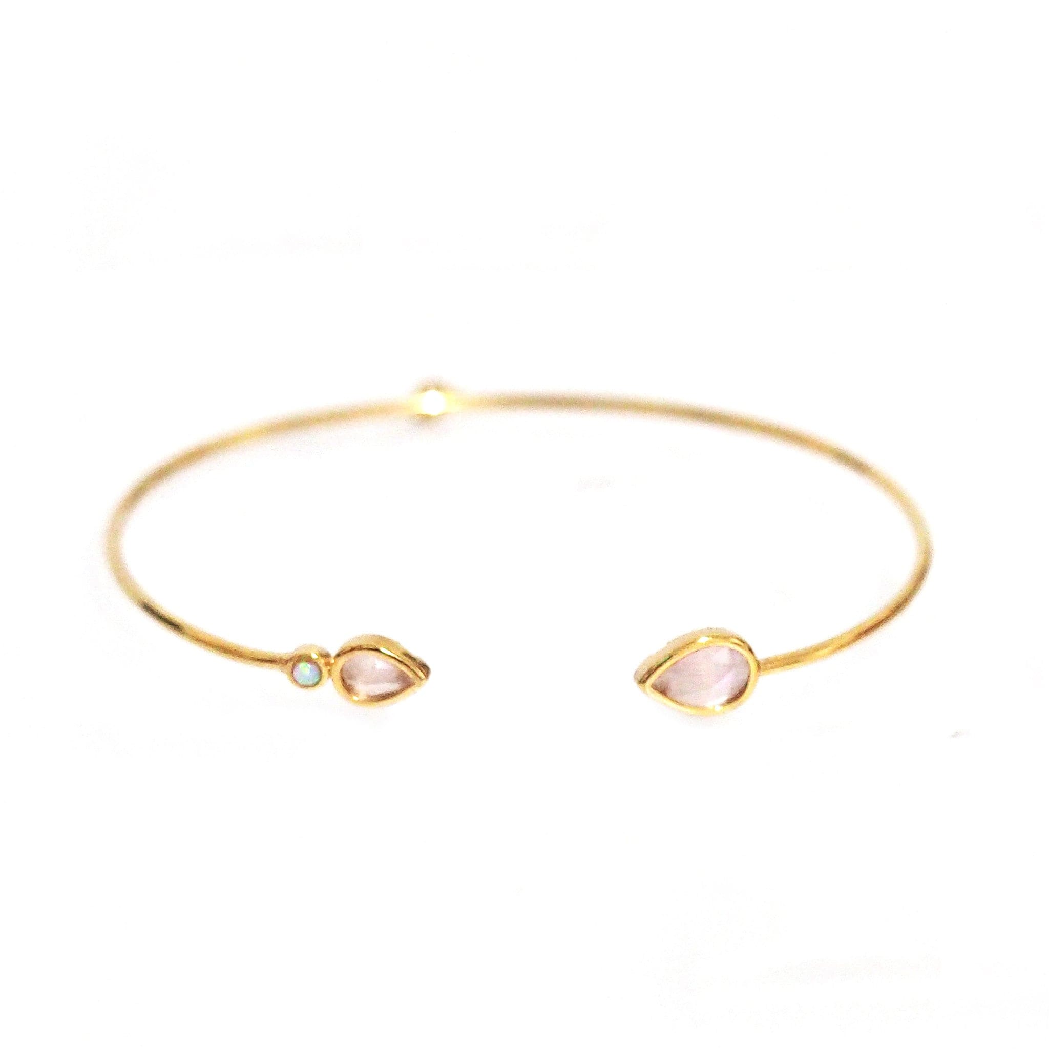 TAI JEWELRY Bracelet Teardrop Open Cuff Bracelet