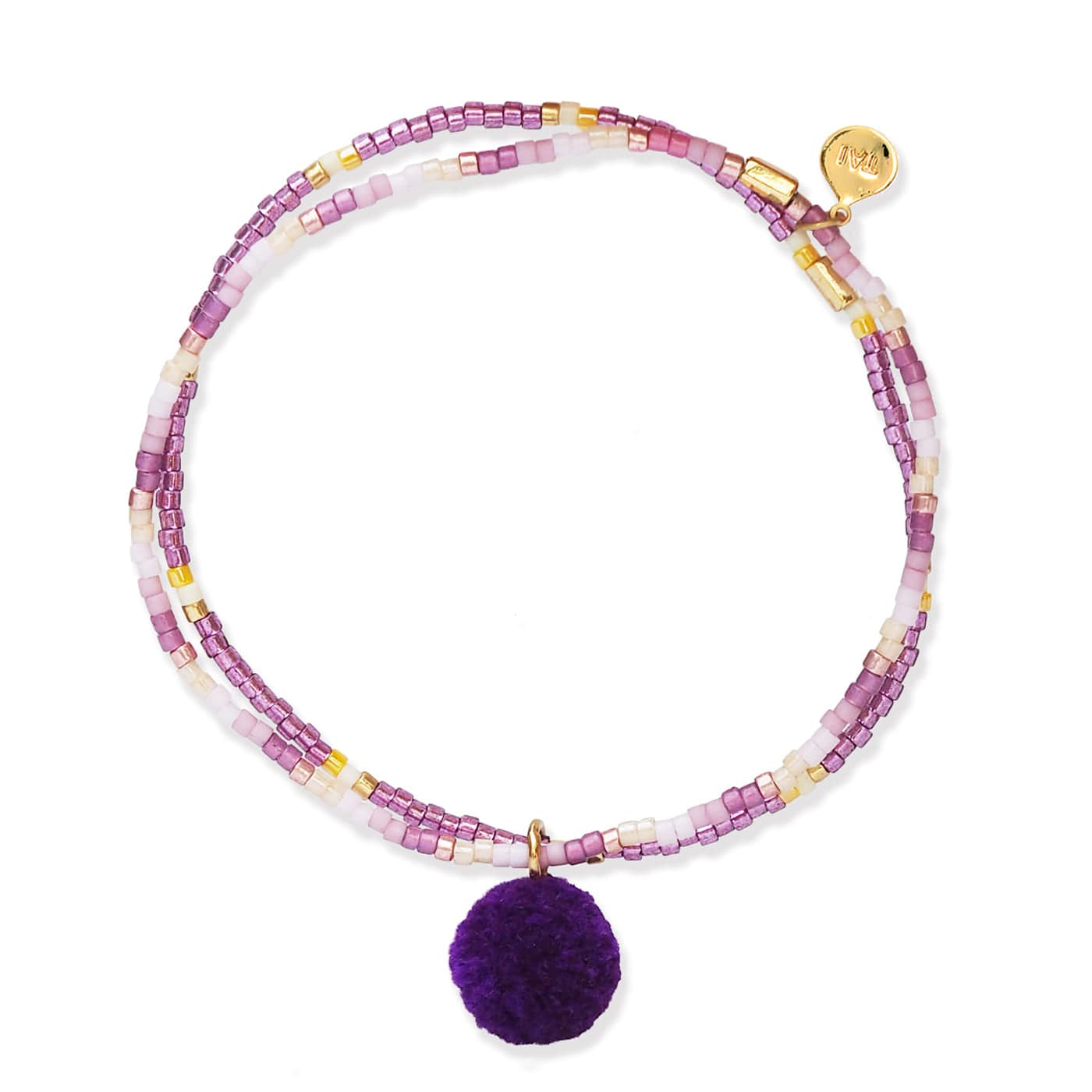 TAI JEWELRY Bracelet 10 Thirak Double Strand Beaded Bracelet