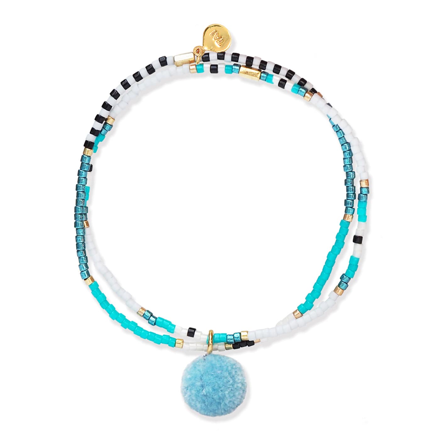 TAI JEWELRY Bracelet 13 Thirak Double Strand Beaded Bracelet