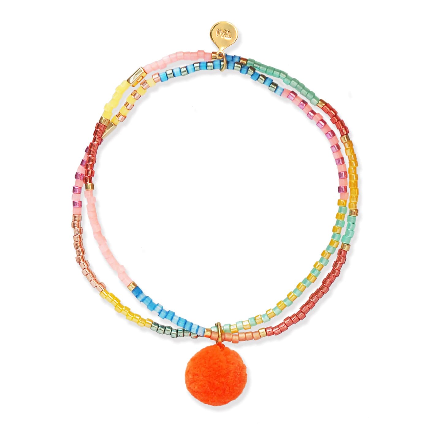 TAI JEWELRY Bracelet 6 Thirak Double Strand Beaded Bracelet