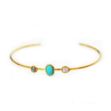TAI JEWELRY | Harmony Stone Cuff | Bracelet |