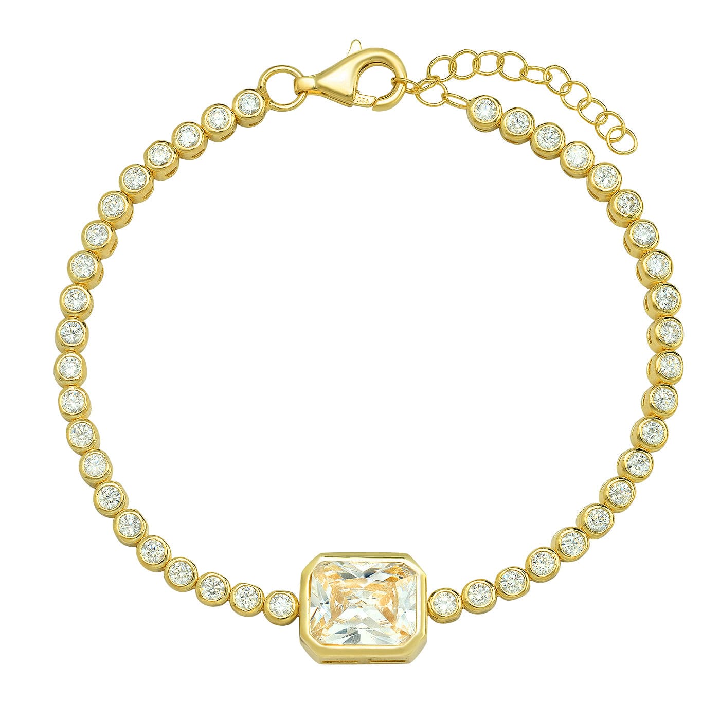 TAI JEWELRY | Bezel Tennis Bracelet | Bracelet |