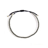 TAI JEWELRY Bracelet Sterling Silver Zipper Style Beaded Bracelet | Handmade