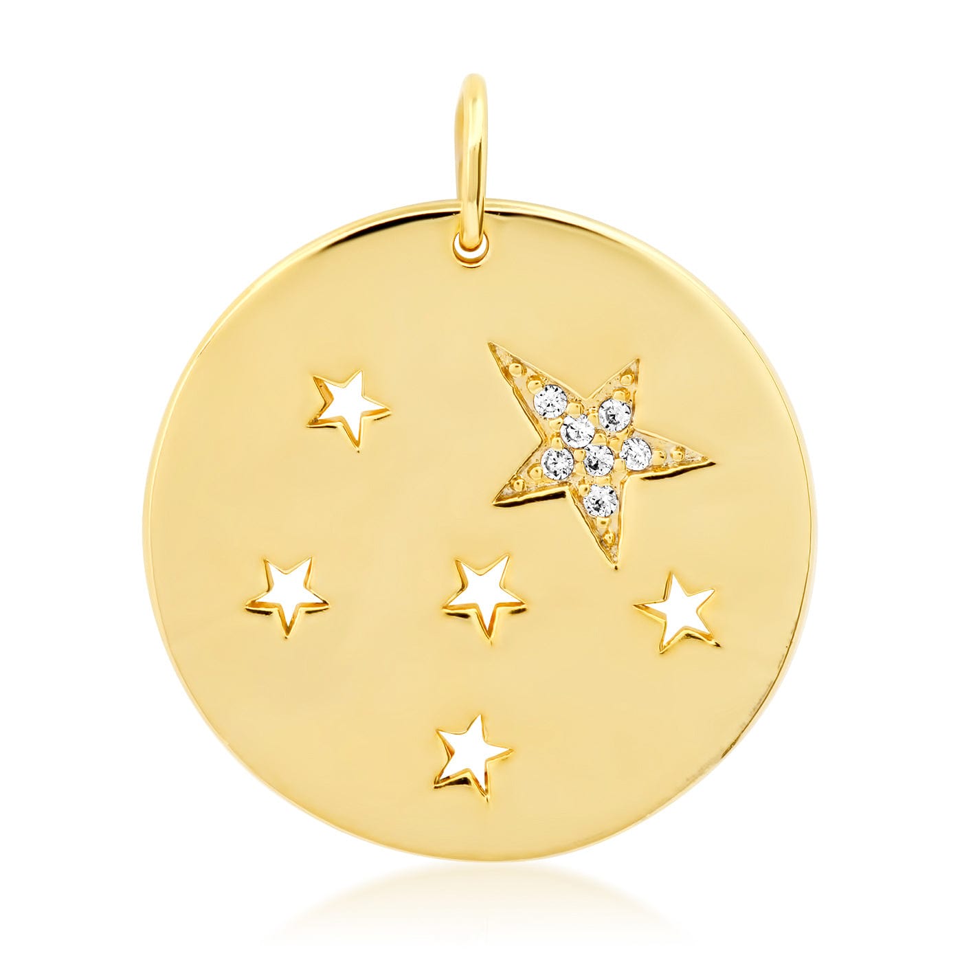 TAI JEWELRY Charm Celestial Starburst Disc Charm
