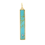 TAI JEWELRY | Turquoise Bar Charm | Charm |